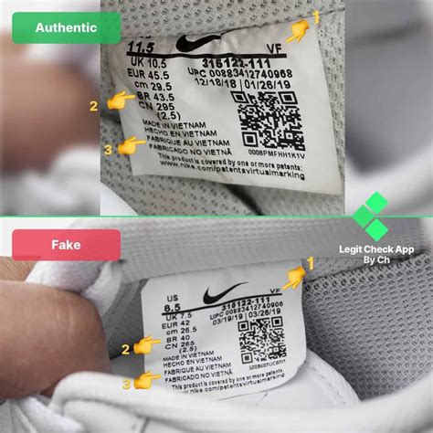 nike fake tag|how to date nike tags.